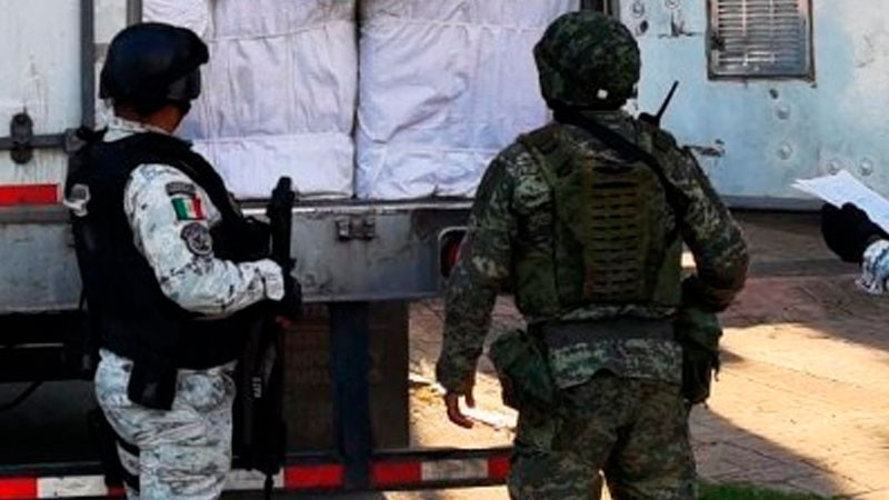 Ejército Mexicano y FGR aseguran 400 kilogramos de droga en Baja California 