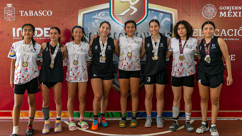 Oaxaca consigue oro histórico en basquetbol 3x3 