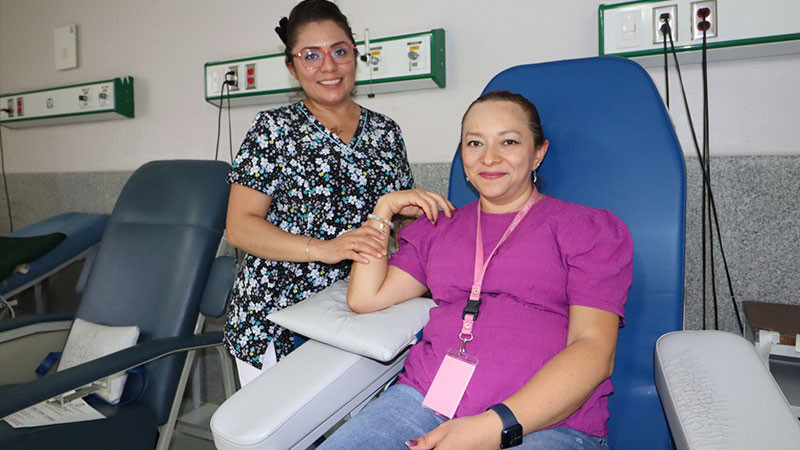IMSS Michoacán con abasto de sangre,  debido a donación voluntaria y continúa