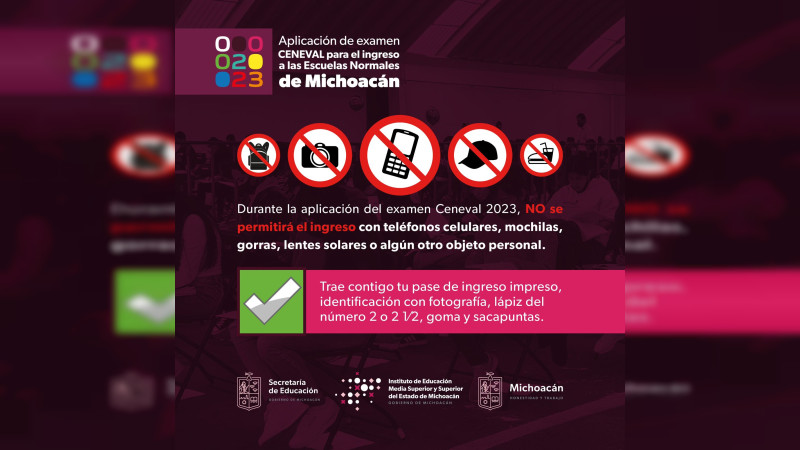 Si aplicarás Ceneval para ingreso a Normales de Michoacán toma esto en consideración