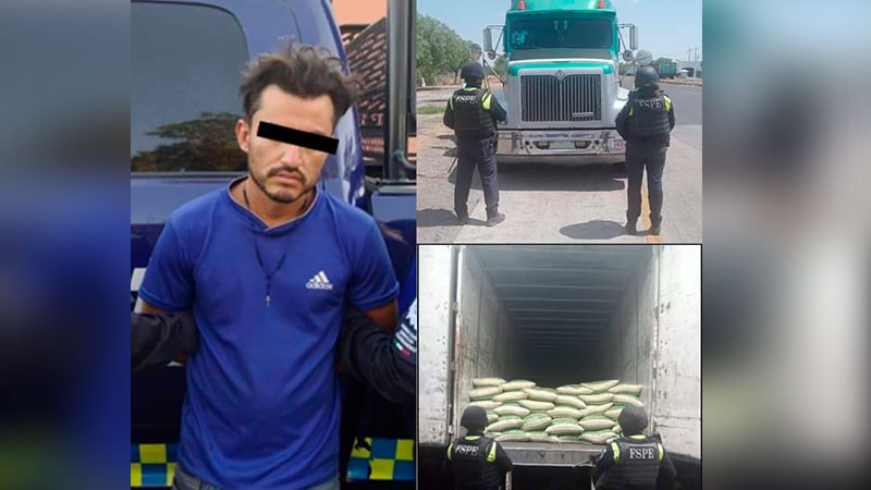 Recupera FSPE tracto camión con reporte de robo; detienen a sujeto 