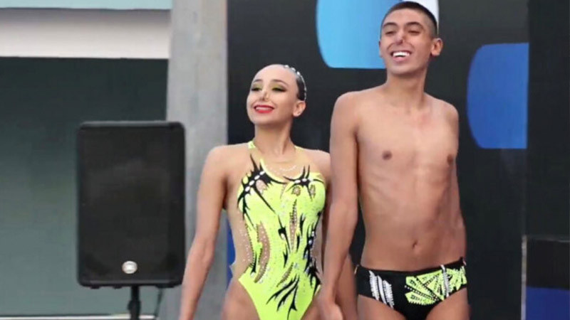 Itzamary González y Diego Villalobos ganan el oro en Dueto Libre Mixto en los Juegos Centroamericanos 