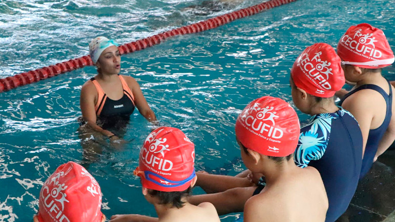 Anuncia Cecufid sus cursos de verano y natación 2023
