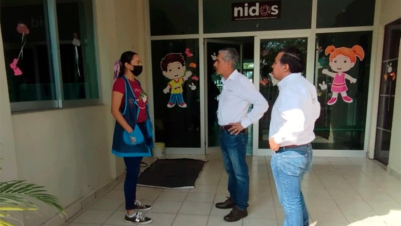 DIF Michoacán atento a la salud de menores atendidos en Nidos 