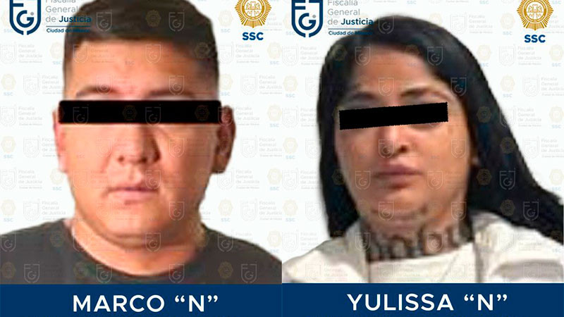Detienen a Tiktokera Yulissa Mendoza y su pareja por posesión de droga y armas 