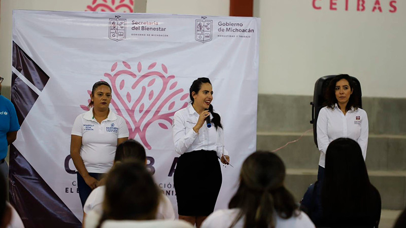 Contribuye Sedebi a erradicar violencia contra las mujeres a través de los Ceibas
