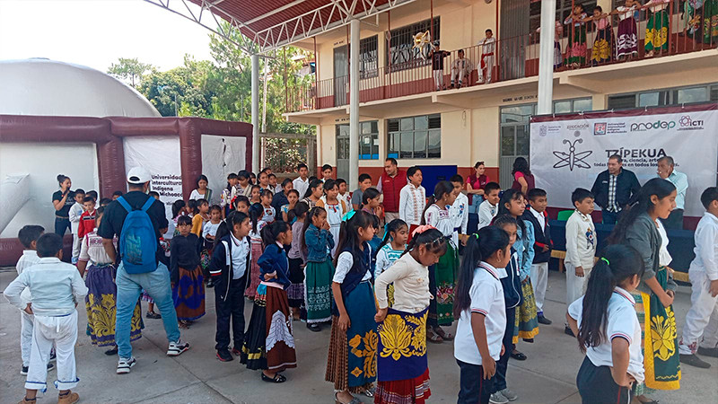 Promueve Michoacán divulgación científica en comunidades indígenas