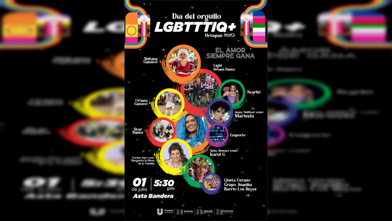 Invita Nacho Campos a la marcha LGBTTTIQ+ en Uruapan 