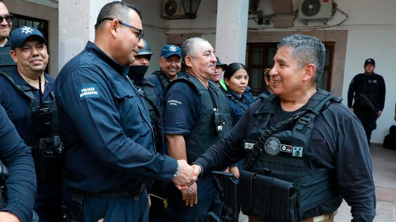 En Gabriel Zamora, Múgica y Parácuaro, Michoacán refuerza la SSP acciones operativas 