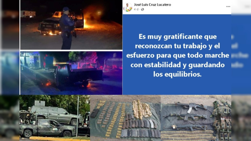 En unos días balaceras, quemas y emboscadas al Ejército en Apatzingán: Alcalde, feliz porque reconocen su “esfuerzo” por la “estabilidad” 