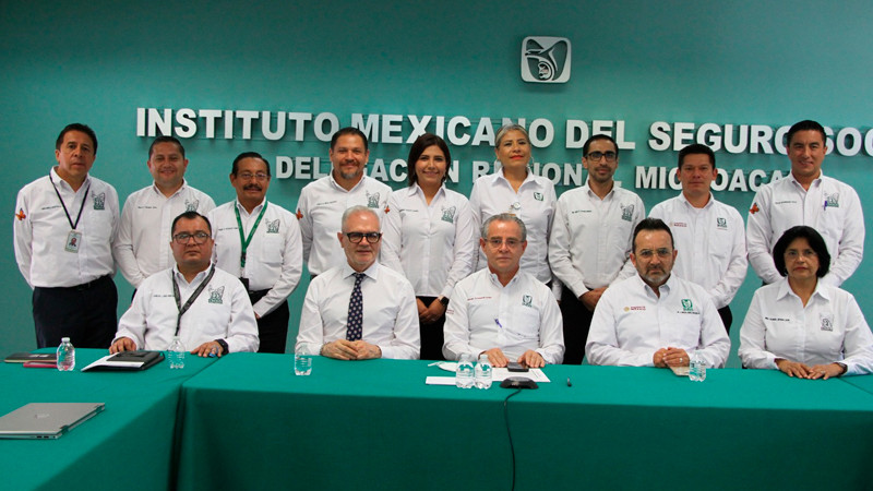 Presenta IMSS nuevo titular de la Representación en Michoacán 