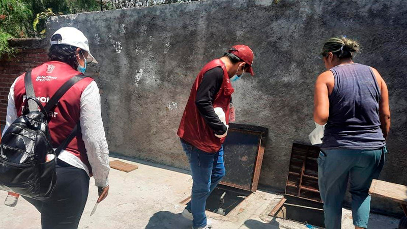 Con brigadas sanitarias, previene SSM casos de hepatitis en Cuitzeo 