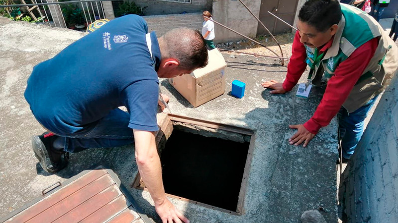 Con brigadas sanitarias, previene SSM casos de hepatitis en Cuitzeo 