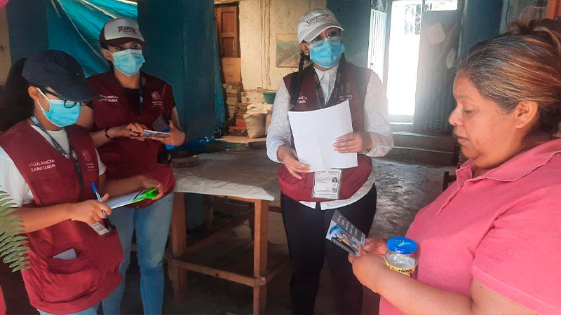 Con brigadas sanitarias, previene SSM casos de hepatitis en Cuitzeo 