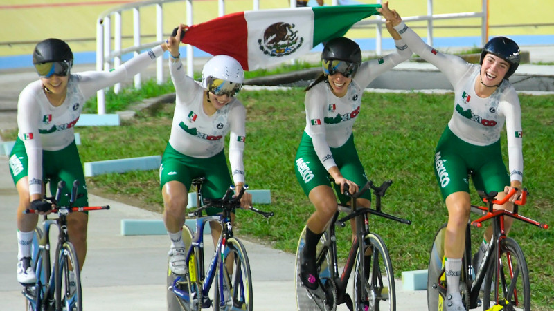 Ciclistas mexicanas ganan el oro en Juegos Centroamericanos 2023; equipo varonil se queda con la plata 
