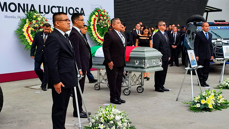 Familiares de escoltas caídos de Hipólito Mora serán indemnizados, asegura Bedolla 