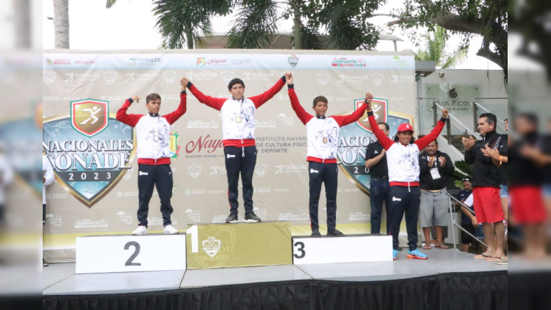 Tsunami de medallas registra el surfing michoacano en Nacionales Conade 2023