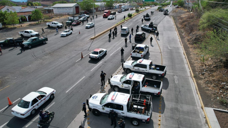 En Apatzingán también se fortalece el esquema de seguridad implementado en la Tierra Caliente