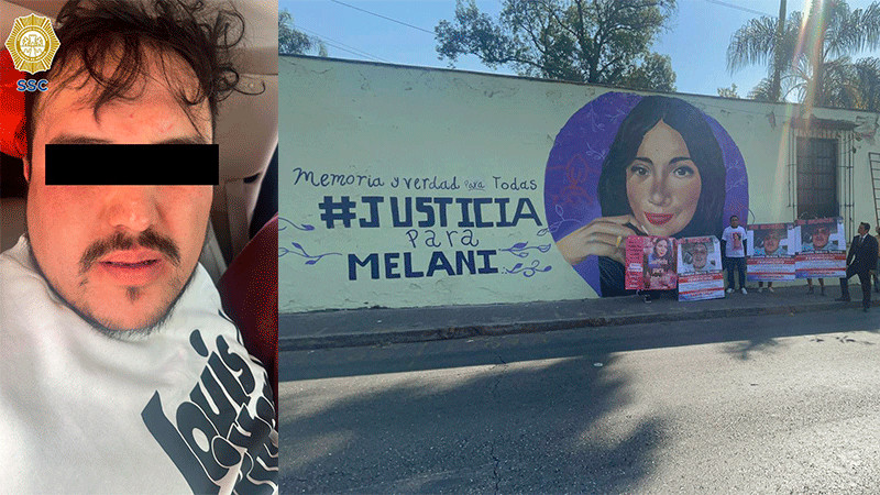 Detienen a presunto feminicida de Melanie Fernanda 