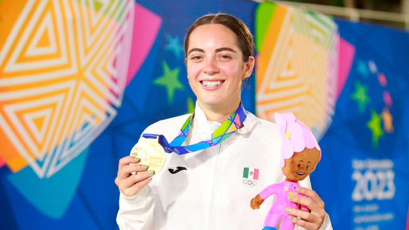 Victoria Velasco gana medalla de oro en Ciclismo de Pista, en Juegos Centroamericanos 2023 