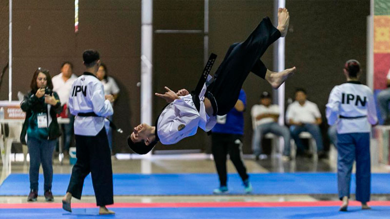 Se presentan juveniles de taekwondo en Nacionales CONADE 2023 