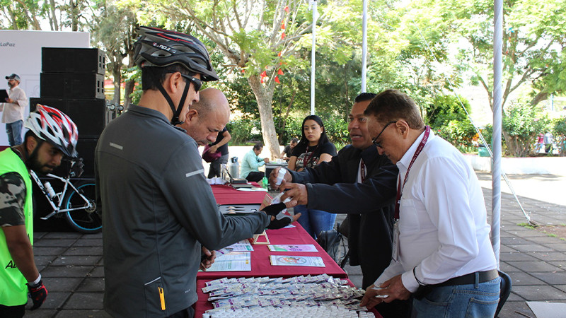 Con jornada de salud, Salud Michoacán suma esfuerzos contra las adicciones 
