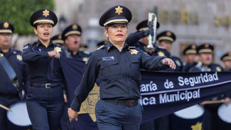Conmemora Guardia Municipal de Querétaro 25 años protegiendo a queretanos