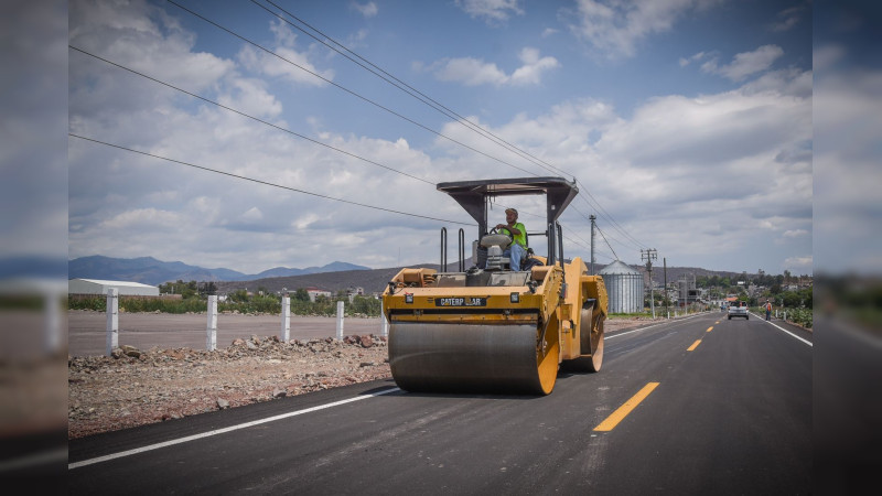 Registra 95% de avance la modernización del tramo carretero Álvaro Obregón-Palo Blanco: SCOP