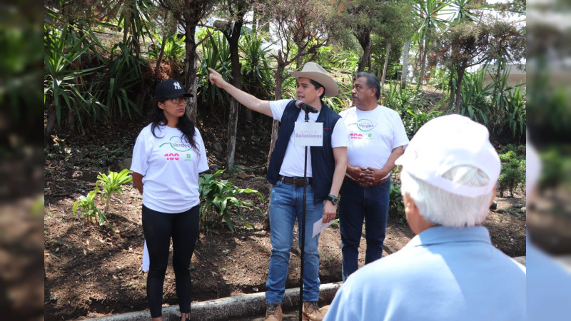 El Gobierno de Zitácuaro llevó a cabo una etapa del proyecto de reforestación en el Cerrito de la Independencia