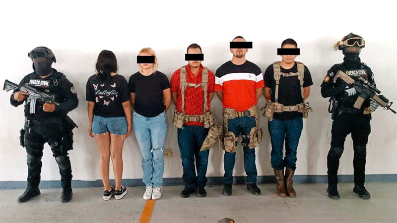 Detienen a presunto líder de grupo criminal y a cuatro cómplices en Nuevo León 