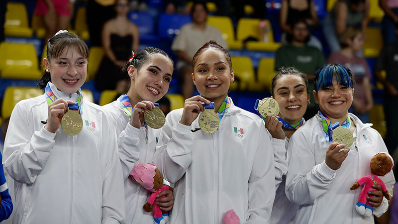 México logra el oro en gimnasia rítmica de los Juegos Centroamericanos 