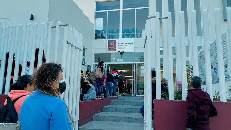 Salud Michoacán brinda atención los 365 días del año en centro de salud de Uruapan