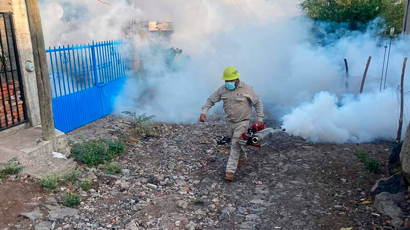 Salud Michoacán continúa con el combate contra el dengue en municipios de Michoacán