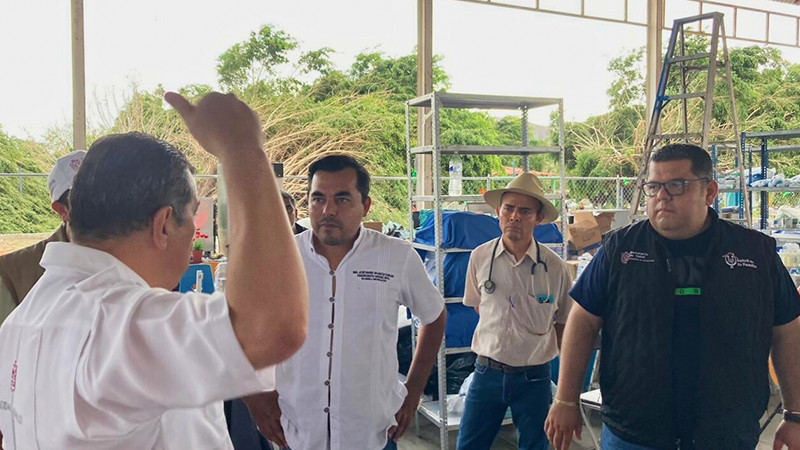 Mantiene Salud Michoacán operativo sanitario en Aquila