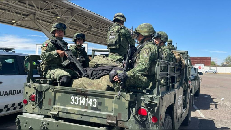 Arriban 100 militares a Tamaulipas para reforzar tareas de seguridad 