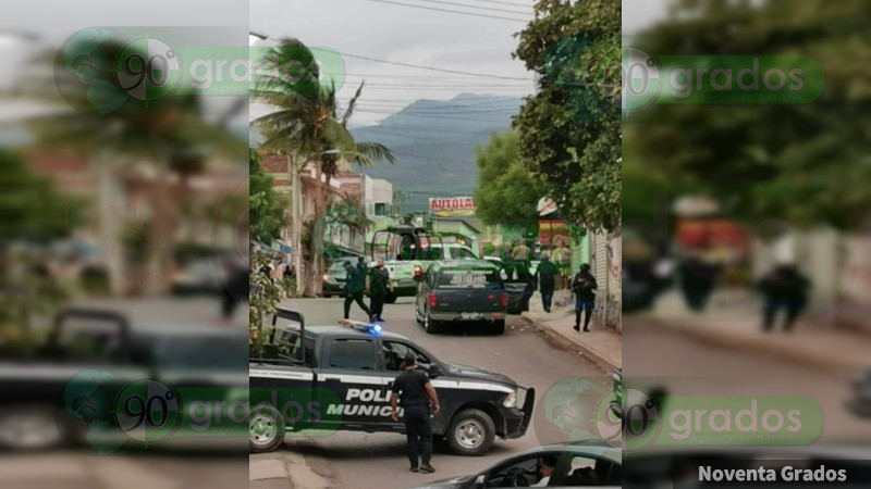 Asesinan a empleado de funeraria en Apatzingán, Michoacán 