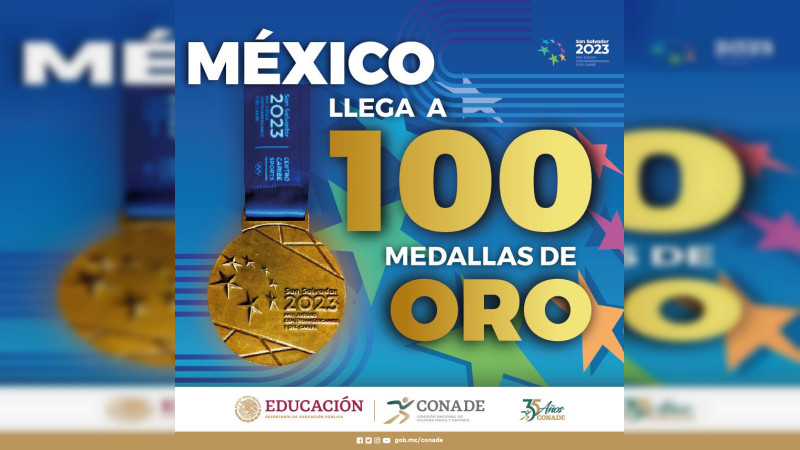 México cierra la noche con 101 medallas de oro en los Juegos Centroamericanos y del Caribe San Salvador 2023 