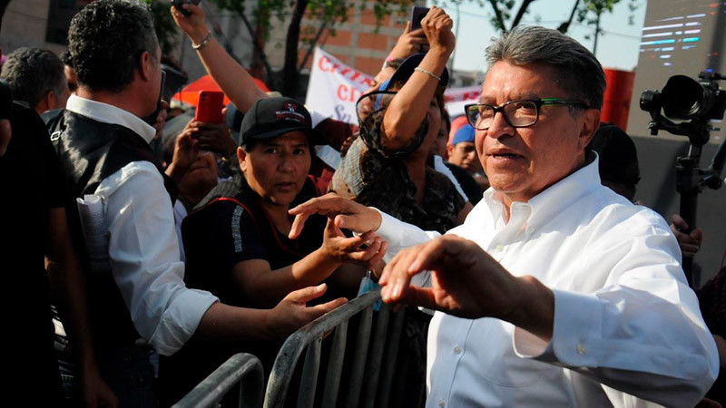 Ricardo Monreal evita pronunciarse sobre proceso del Frente Amplio 