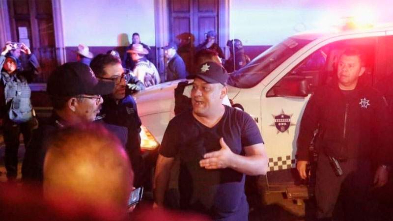 SSP, FGE y Policía Auxiliar resguardan Mercado Municipal de Pátzcuaro, Michoacán tras clausura 