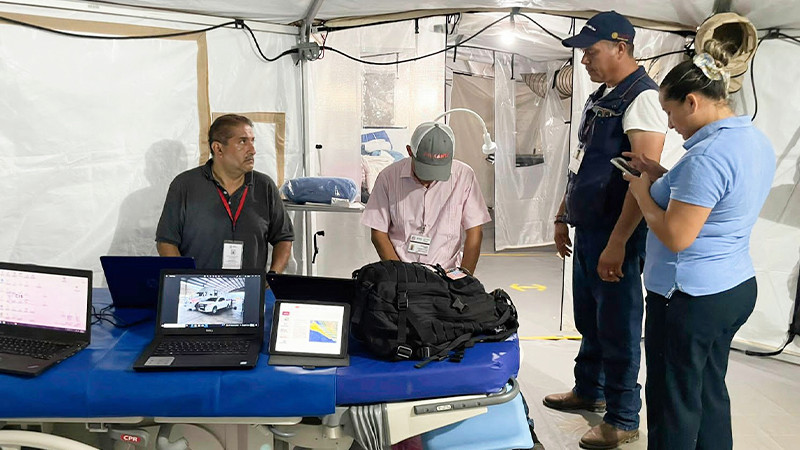 Salud Michoacán mantiene acciones sanitarias en Aquila, tras paso de Beatriz