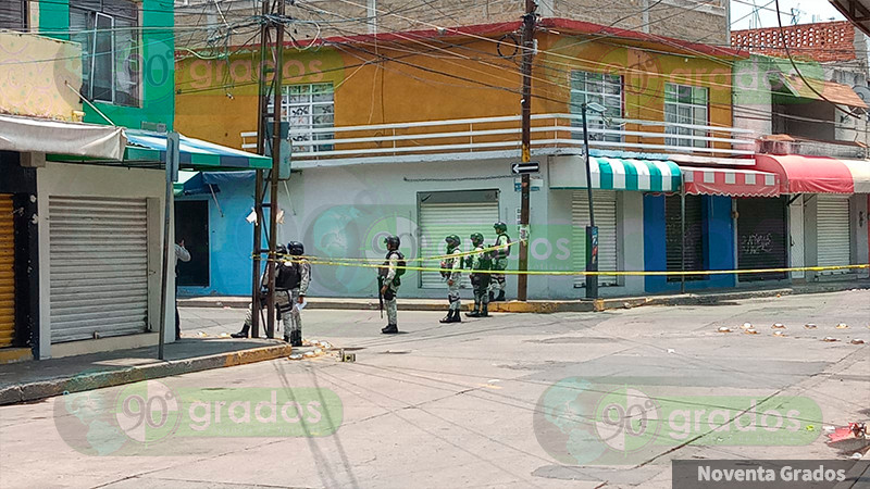 Motociclista es asesinado a balazos en la calle León Guzmán en Celaya, Guanajuato 