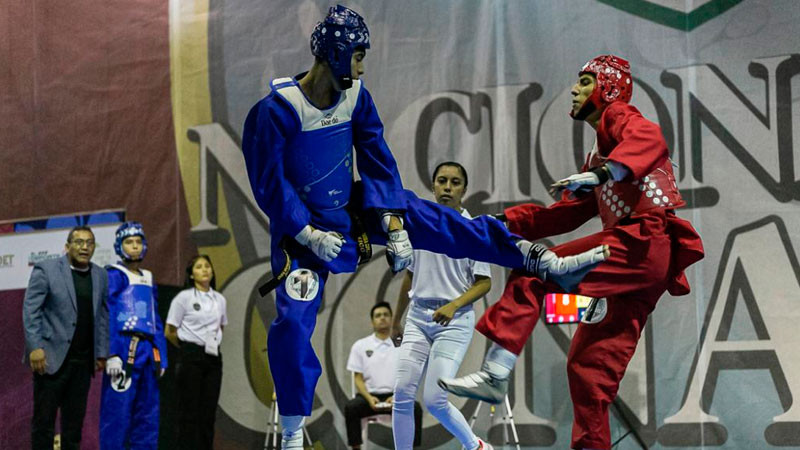Destacan medallistas internacionales en cierre de taekwondo Nacionales CONADE 2023 
