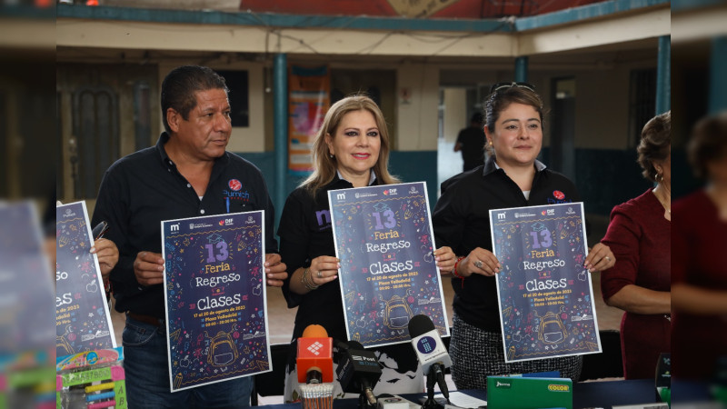 Presenta SEFECO 13ª Feria de Regreso a Clases 