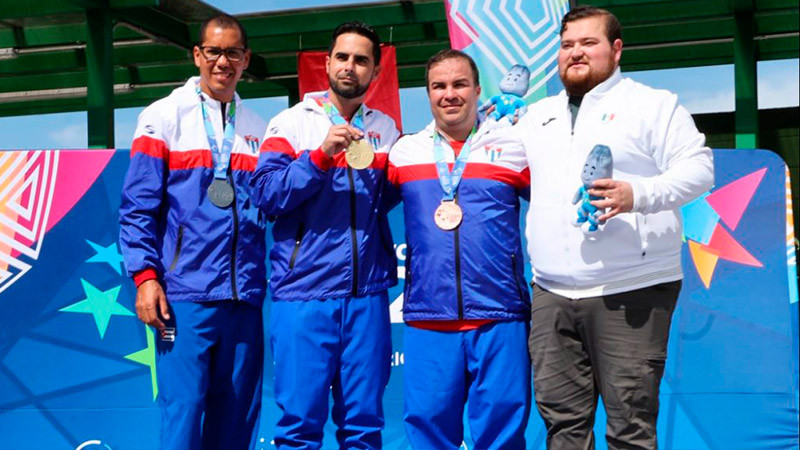 Mexicano Fidencio González le devuelve el bronce a Leuris Pulpo, tras haber quedado tercero en tiro deportivo 
