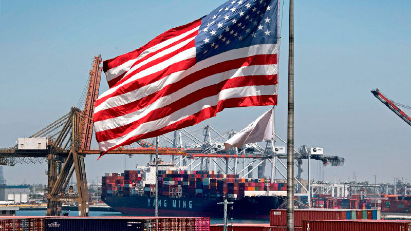 Cae 7.3% déficit comercial de Estados Unidos a 69 mil mdd durante el mes de mayo 