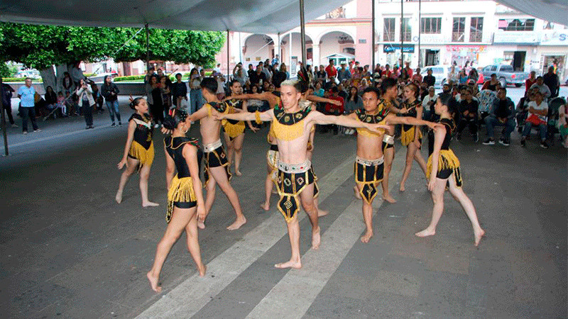 Presentan festival de danza México-Colombia en Ciudad Hidalgo