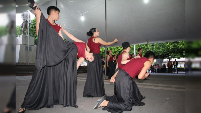Presentan festival de danza México-Colombia en Ciudad Hidalgo