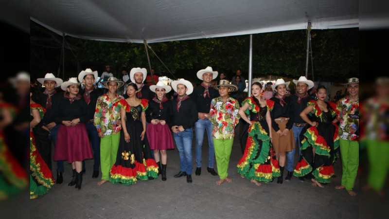 Presentan festival de danza México-Colombia en Ciudad Hidalgo