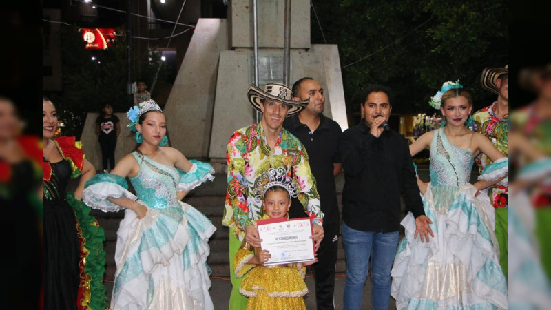 Presentan festival de danza México-Colombia en Ciudad Hidalgo