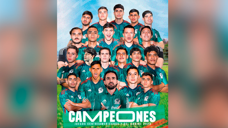 Selección Mexicana Sub-23 gana el oro en los Centroamericanos 2023 